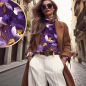 Preview: Wochenend-Aktion: Vintage Flowers First Love Kollektion - Eigenproduktion von Graustufen-Stoffe